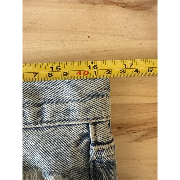 Levi's Baggy Boot Women's Jeans W31 L30 Light Blue Distressed Great Condition - Picture 9 of 13